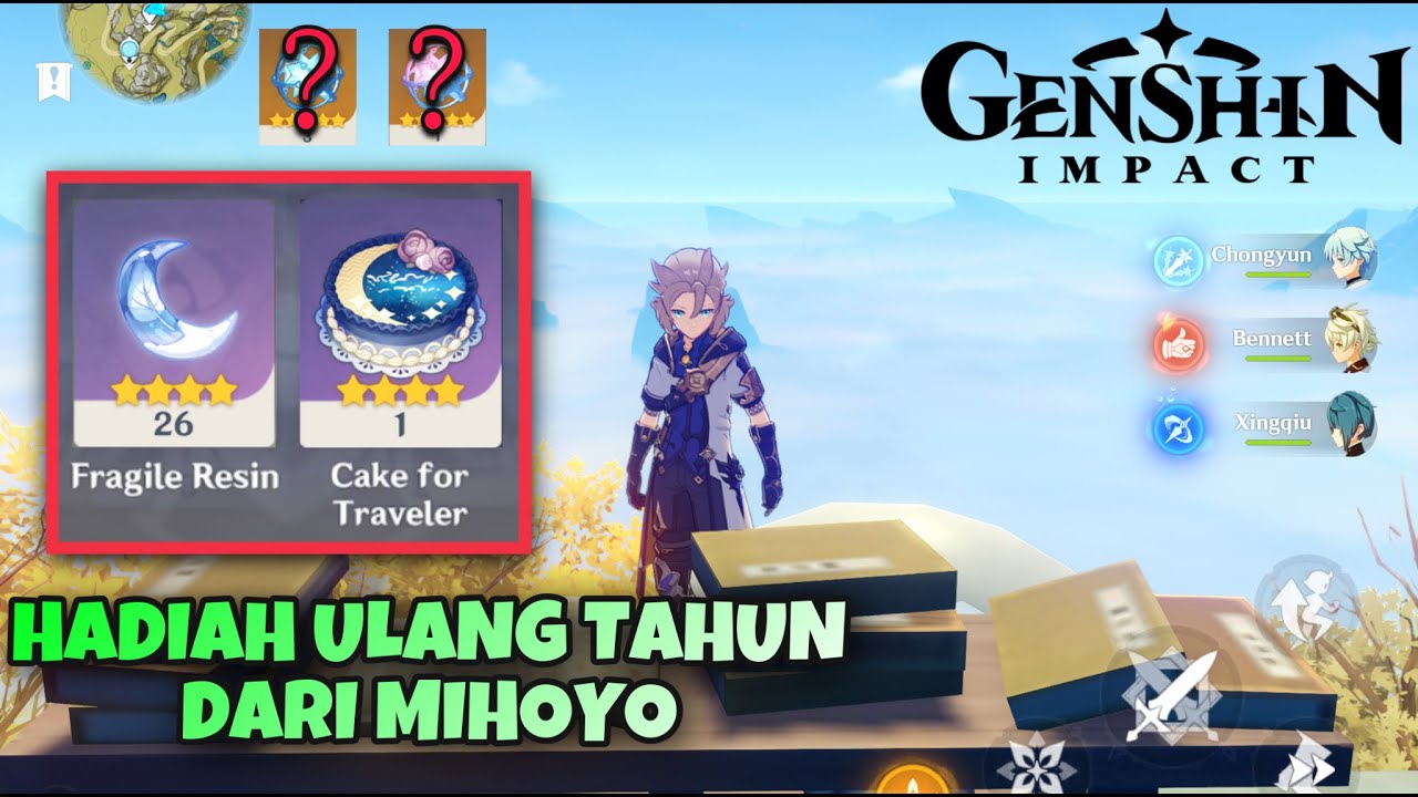 Game role-playing open-world populer dari MiHoYo, Genshin Impact, akan segera merayakan hari jadinya yang pertama pada 2021. Tim pengembang kini telah membuat pengumuman dan teaser tentang program khusus versi 2.1 (Version 2.1 Special Program) untuk ulang tahun Genshin Impact ini. Perayaan ulang tahun Genshin Impact ini sama seperti game-game lain, di mana akan menghadirkan event berisikan hadiah-hadiah yang bisa didapatkan oleh para pemainnya. Apakah akan ada karakter bintang lima gratis untuk semua pemain? Sejauh ini, berikut apa yang telah kami ketahui tentang peringatan hari jadi Genshin Impact yang pertama. Tanggal ulang tahun Genshin Impact 2021   Genshin Impact dirilis secara global pada 8 September 2020. Artinya kemungkinan besar acara ulang tahun Genshin Impact yang pertama ini bakal dihadirkan tim pengembang ke dalam game sebagai bagian dari update 2.1 yang akan hadir pada bulan yang sama. Hadiah di ulang tahun Genshin Impact 2021   Dalam perayaan ini, MiHoYo akan memberikan sepuluh Intertwined Fate sebagai hadiah ulang tahun kepada semua pemain Genshin Impact. Menurut posting-an di blog Playstation, Travelers harus berpartisipasi dalam daily login event untuk mendapatkan hadiah ini. Selain itu, pemain di semua server akan mendapatkan reset bonus top-up Double Crystal mereka selama periode ulang tahun. Sementara untuk karakter bintang lima, sejauh ini belum ada berita resmi. Jadi peluangnya masih ada. Banner ulang tahun Genshin Impact 2021   Banner Sangonomiya Kokomi akan tersedia pada periode yang sama dengan tanggal ulang tahun Genshin Impact. Kokomi adalah pengguna katalis Hydro dan dikenal sebagai pemimpin perlawanan Sangonomiya. Para pengembang belum mengumumkan spanduk khusus terpisah untuk peringatan tersebut. Event ulang tahun Genshin Impact 2021    Dalam merayakan ulang tahun yang pertama ini, miHoYo telah menyiapkan Genshin Concert 2021: Melodies of an Endless Journey yang dijadwalkan tayang perdana pada 3 Oktober, dan akan gratis serta tersedia untuk ditonton semua orang. Cara dan tempat menonton konser Genshin Impact 2021 Anda dapat memeriksa akun Twitter dan YouTube resmi Genshin Impact untuk mengetahui update terbaru mengenai cara dan tempat tempat menonton konser Genshin Concert 2021: Melodies of an Endless Journey ini.